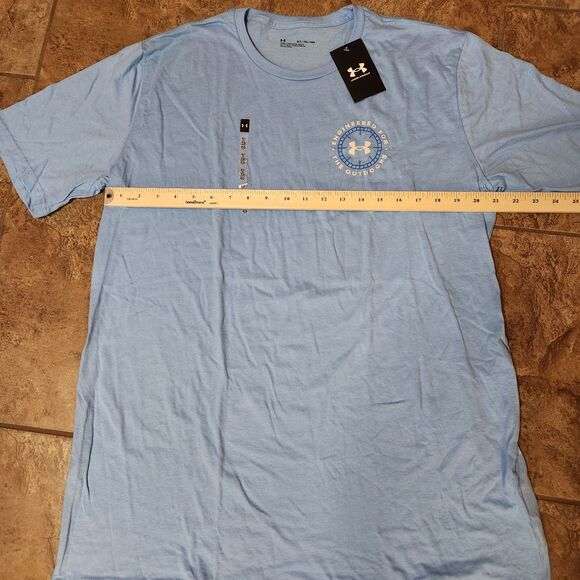 Under Armour Men’s Shirt – XLT, Light Blue, Short Sleeve, NWT - Picture 6 of 8